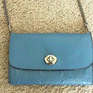 Coach leather crossbody handbag